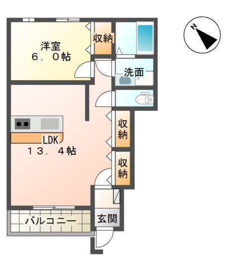 フェリーチェK・S・K 間取り図画像