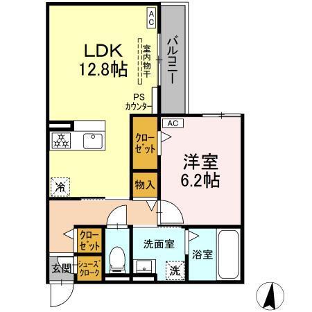 D-Hills原島町（306） 間取り図画像