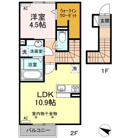 Ｒａｄｉｕｓ Ｋ（203） 間取り図画像