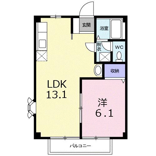 クレストＢ（202） 間取り図画像