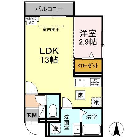 D-Hills野口（102） 間取り図画像