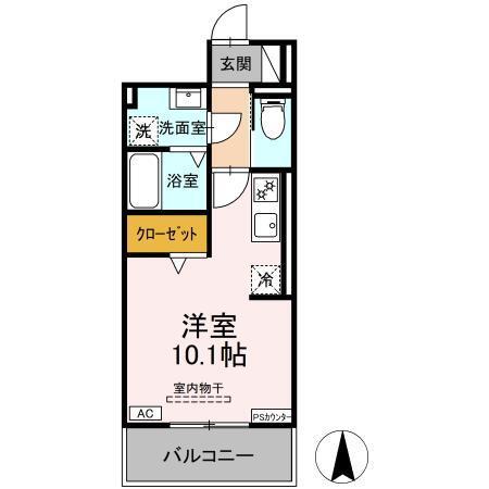 D-Hills野口（205） 間取り図画像