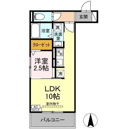 D-Hills野口（206） 間取り図画像