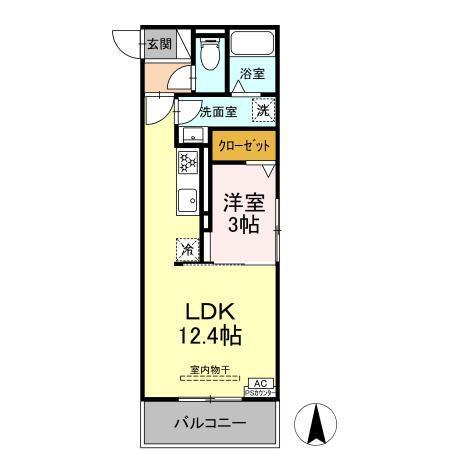 D-Hills野口（303） 間取り図画像
