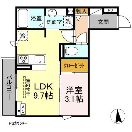 D-Hills領家Ⅱ（202） 間取り図画像