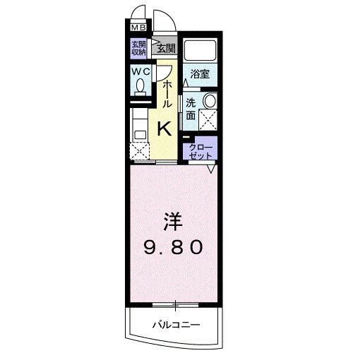 Ｇｏｌｄ　Ｍ　Ｋａｍｏ（107） 間取り図画像