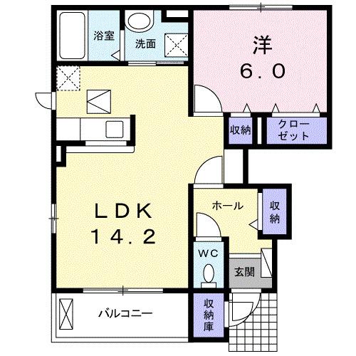 アメヤＭＲⅢ（101） 間取り図画像