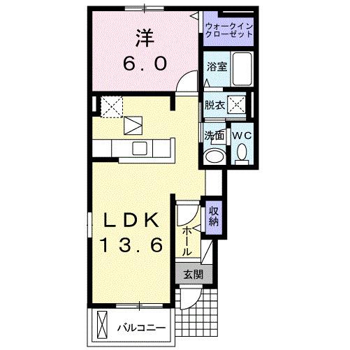 サンムーン（101） 間取り図画像