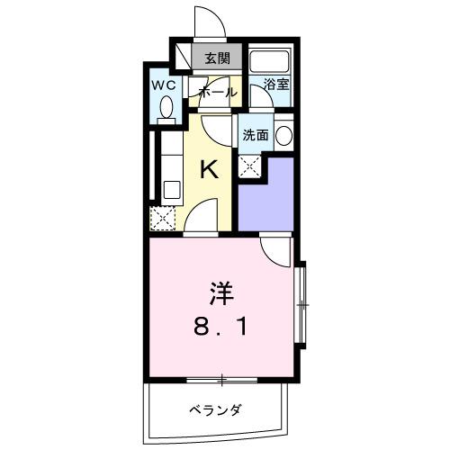 Ｃｕｔｅ（201） 間取り図画像