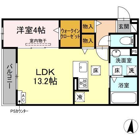 D-Hills西浅田（103） 間取り図画像