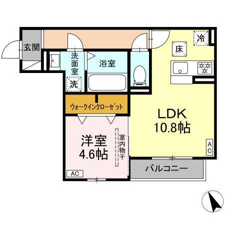 D-Hills小池（102） 間取り図画像
