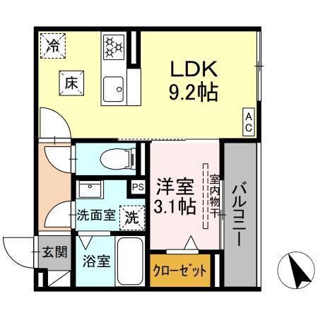 D-Hills小池（103） 間取り図画像