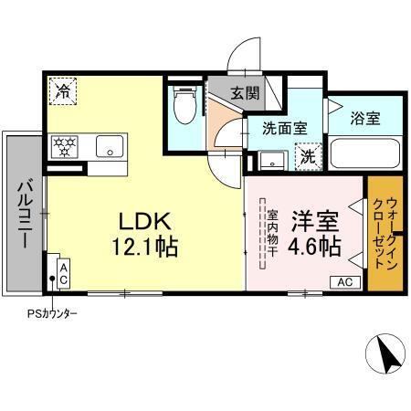 D-Hills小池（201） 間取り図画像