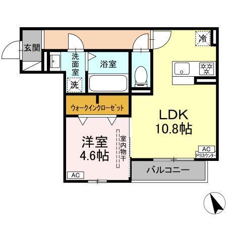 D-Hills小池（202） 間取り図画像