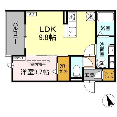 D-Hills小池（205） 間取り図画像