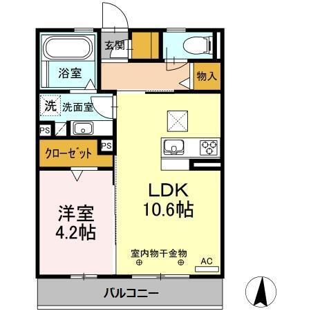 Win's Garden A（102） 間取り図画像