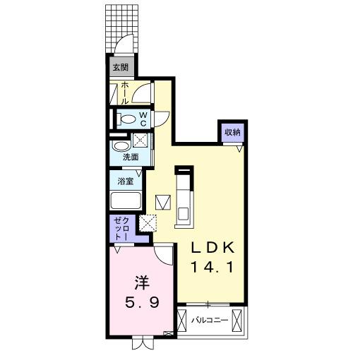 パラティーノ（102） 間取り図画像