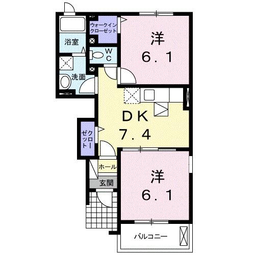 サンローズ（103） 間取り図画像