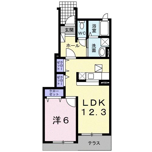 ルーナクレシェンテ（102） 間取り図画像