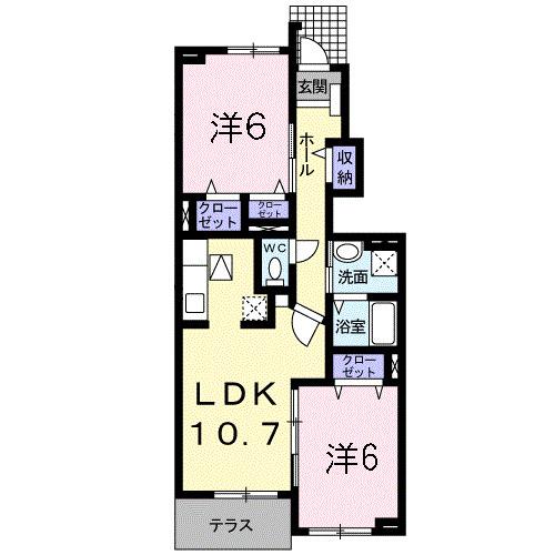 メゾンドジョリ（102） 間取り図画像