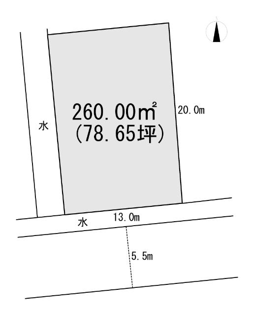 中野町土地 区画図