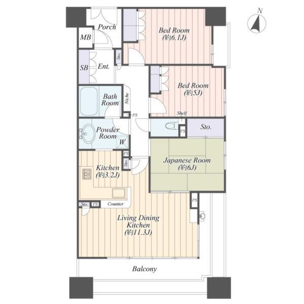 間取図(平面図)