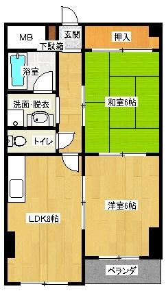 募集号室は反転タイプ