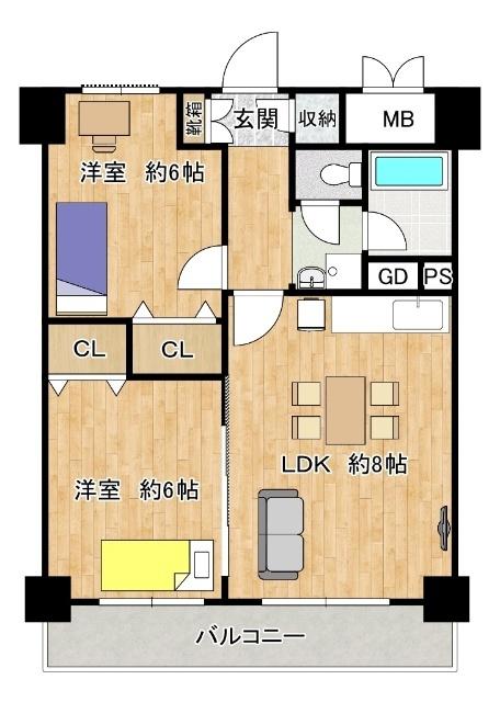 間取り図写真