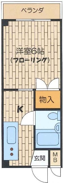 大阪市東淀川区豊里マンション 間取り図画像