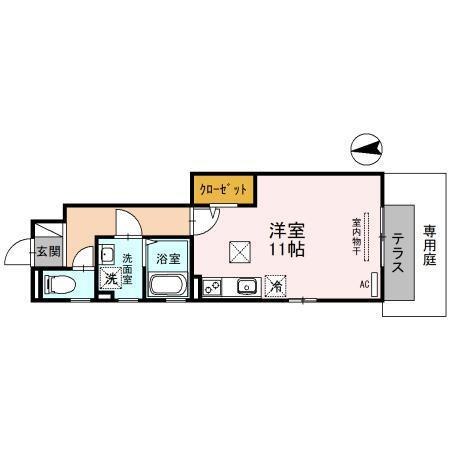 セジュール未来（102） 間取り図画像