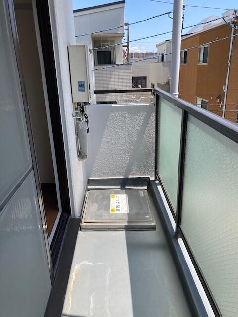 大阪市東淀川区豊里マンション バルコニー