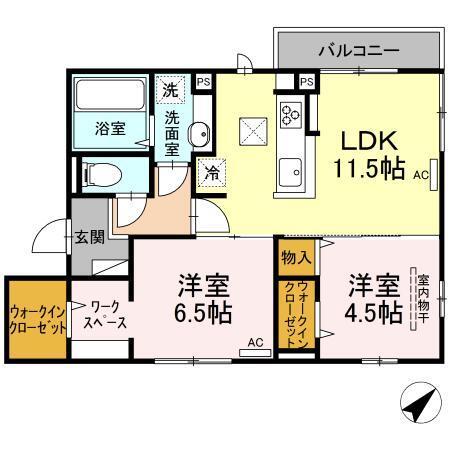 カーサ ヒサカ（101） 間取り図画像
