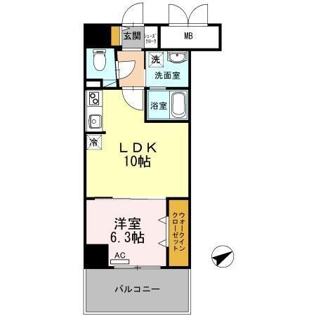 ＲＹＵＯ　ＨＩＬＬＳ（304） 間取り図画像