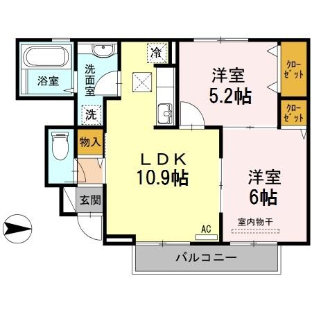 サンクレール（103） 間取り図画像