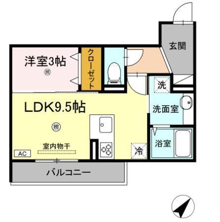 アネックス伍番館（203） 間取り図画像