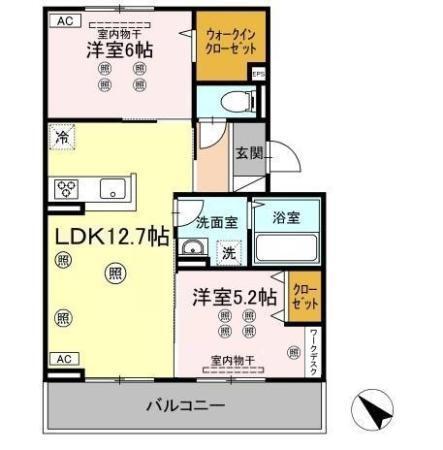 グランド城泉（202） 間取り図画像