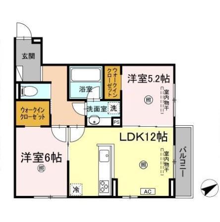 ワイズ古市（302） 間取り図画像