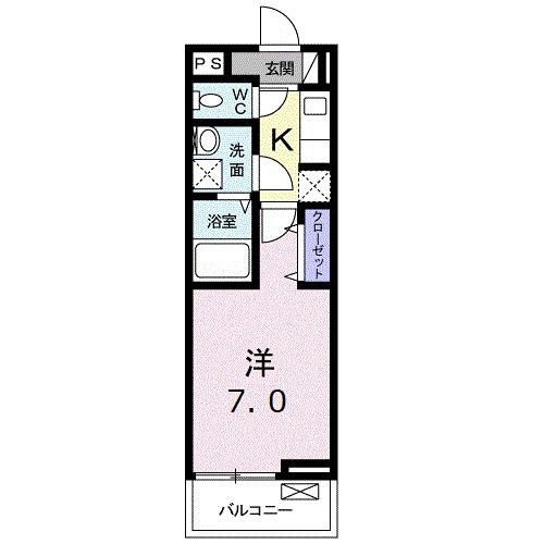 シャンス　ドゥ（103） 間取り図画像