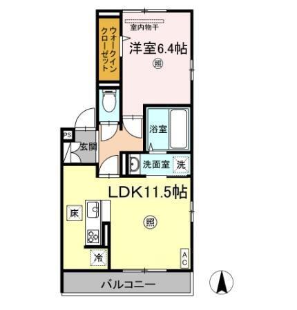 クラウドＭＲ（101） 間取り図画像