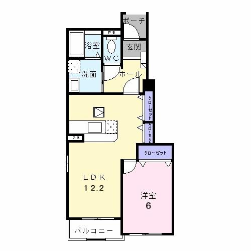 ディア・フリ−デンＡ（104） 間取り図画像