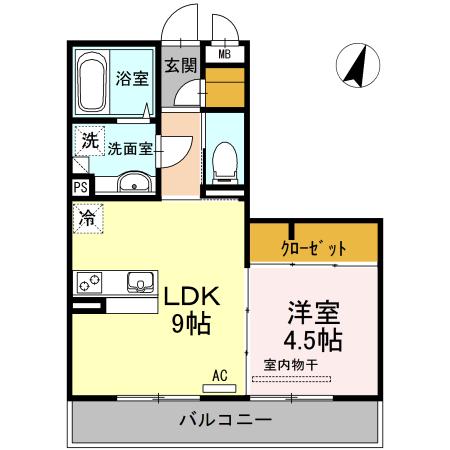 シャルマンパークサイド（203） 間取り図画像
