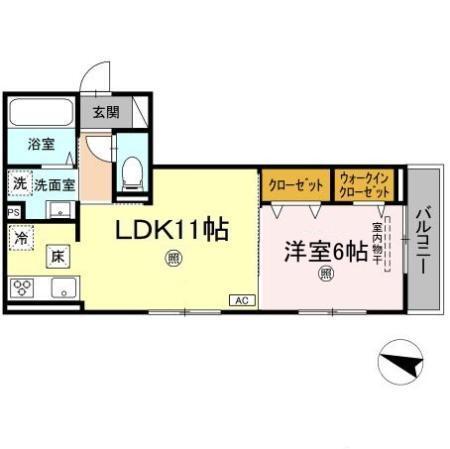 Sereno（102） 間取り図画像