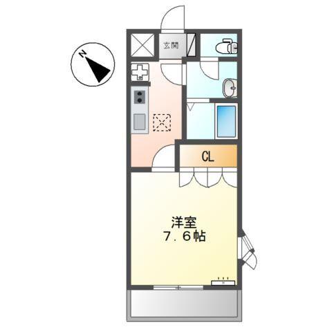 West Side Court 間取り図画像