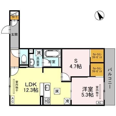 ルミナスSⅡ（103） 間取り図画像
