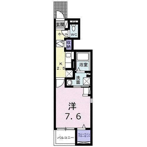 フォレストヒル　Ｂ（101） 間取り図画像