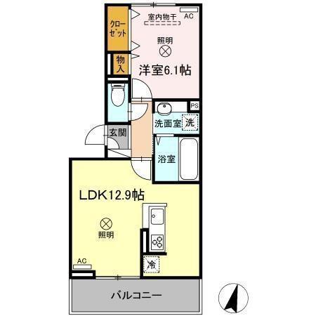 カーサ　オリーバ（304） 間取り図画像