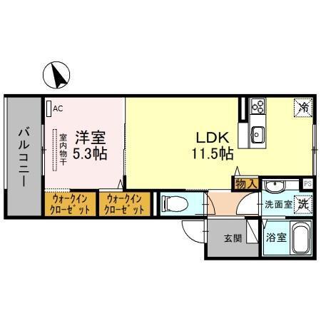 ルミナスSⅡ（304） 間取り図画像