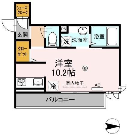 シャルール（204） 間取り図画像