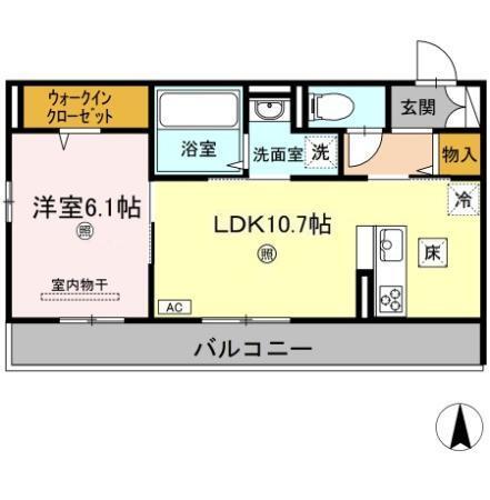 クラウドＭＲ（104） 間取り図画像