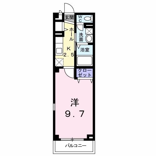 ジェントリー山本（302） 間取り図画像